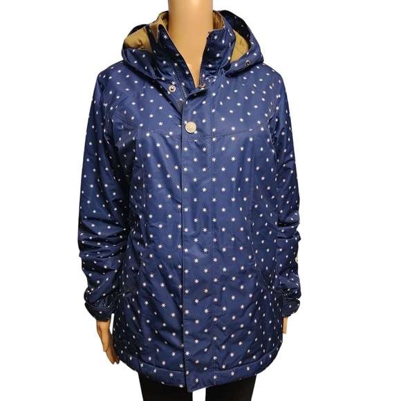 Bonfire Navy and Stars Snowboard and Ski Jacket M - Picture 1 of 15